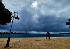 Imagen de archivo de un día nuboso en Gran Canaria.