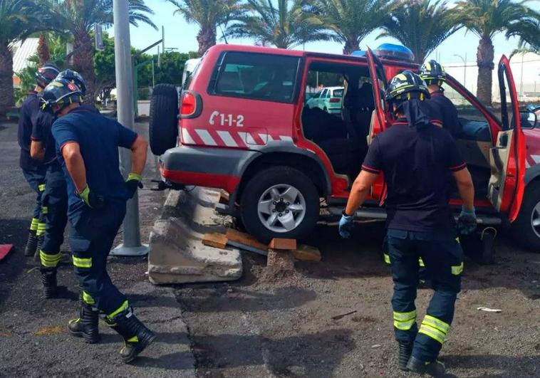 Dos niños, entre los cinco heridos por el incendio de una vivienda en Tenerife