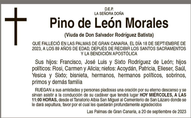 Pino de León Morales