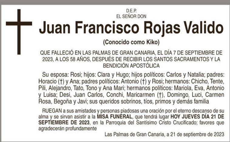 Juan Francisco Rojas Valido