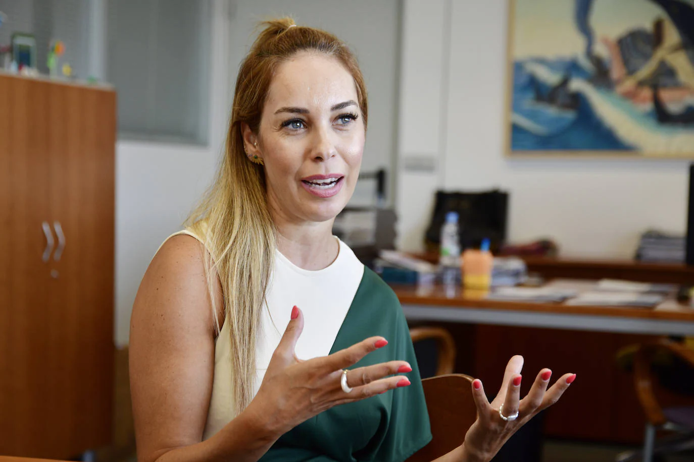 Interview with Guacimara Medina.  Minister of Culture of the Cabildo of Gran Canaria «Private macro-projects do not enter into the philosophy of the Ministry»
