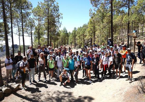 83 peregrinos finalizan la primera etapa del Camino de Los Valores 2023