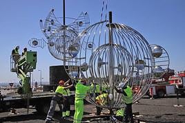 Partes de 'Fobos', de cuando lució en Tahíche.