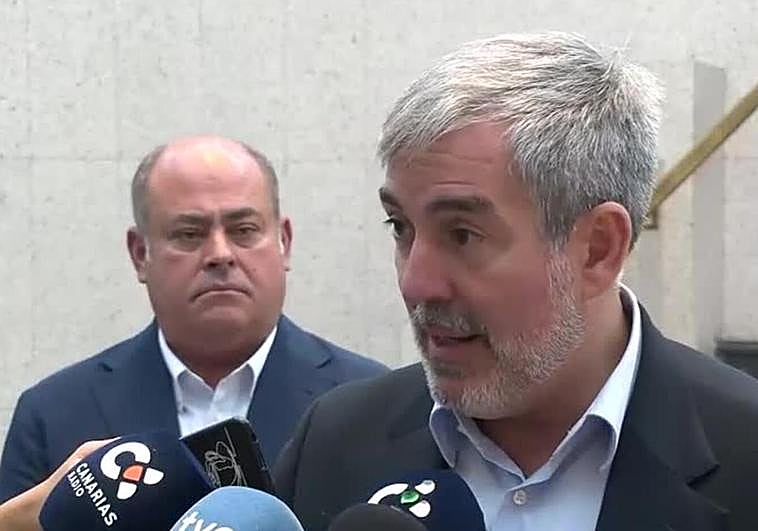 El presidente de Canaria, Fernando Clavijo.