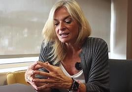 Esther Monzón, en su despacho de la Consejería de Sanidad.