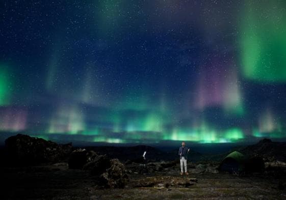 Realidad virtual: Auroras boreales en Canarias