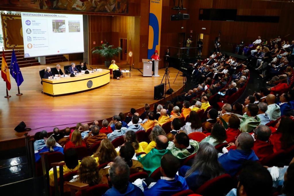 Inauguración del curso académico de la ULPGC 2023/24, en imágenes