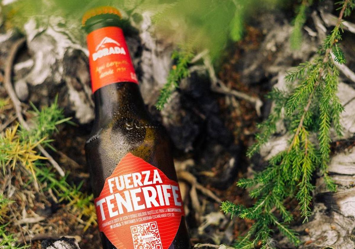 Cervecera de Canarias lanza una edición solidaria de Dorada para recuperar la zona afectada por el incendio de Tenerife