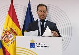 El consejero de Transición Ecológica y Energía, Mario Zapata.