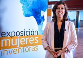 Lucía Viñuela, presidenta de la Fundación Margarita Salas, ayer, en la capital grancanaria.