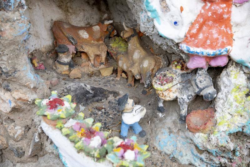 La calle de los mil colores en Valle Los Nueve