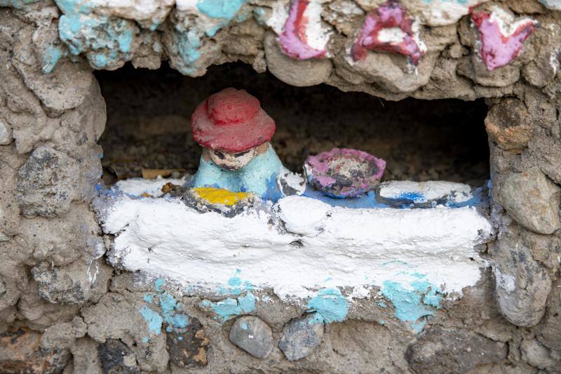 La calle de los mil colores en Valle Los Nueve