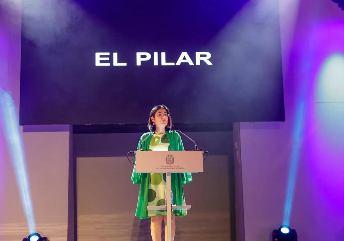 Pregón de las fiestas del Pilar a cargo de Carolina Darias.