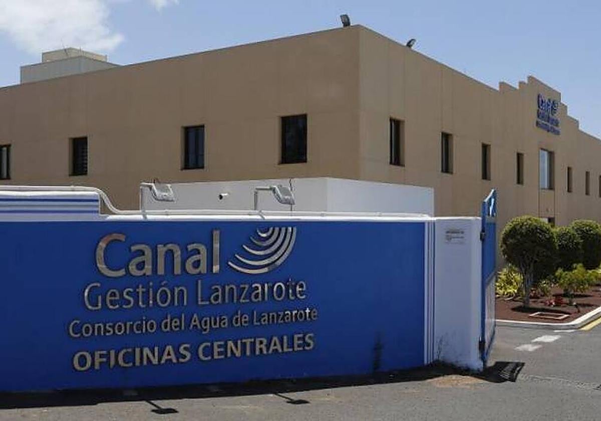 Instalaciones de Canal Gestión Lanzarote, en Las Caletas.