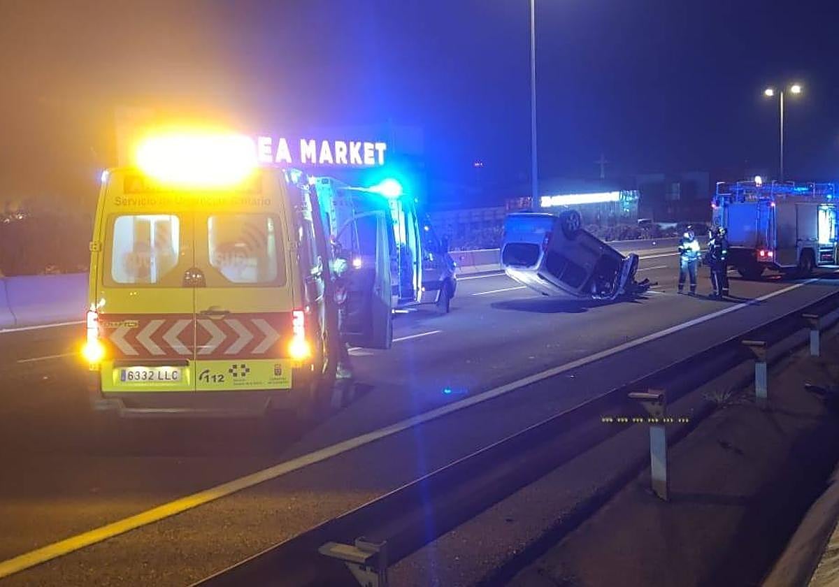 Imagen del accidente.