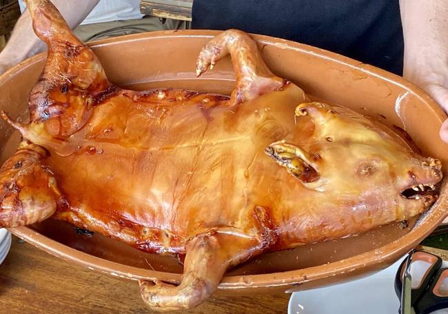 Cochinillo segoviano de Triple Bogey