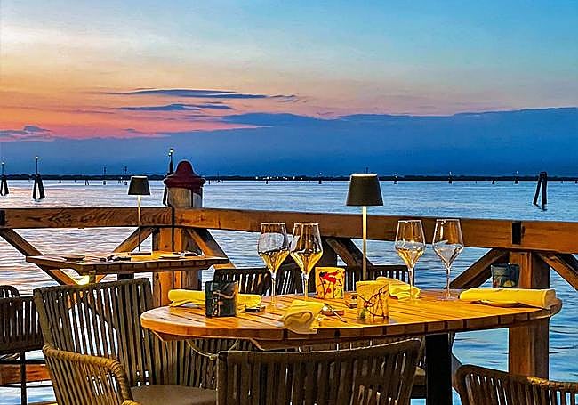 Terraza de Algiubagio.