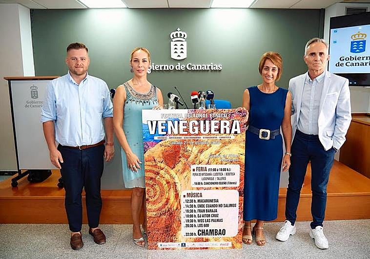 Presentación del Festival Cultural Étnico de Veneguera.