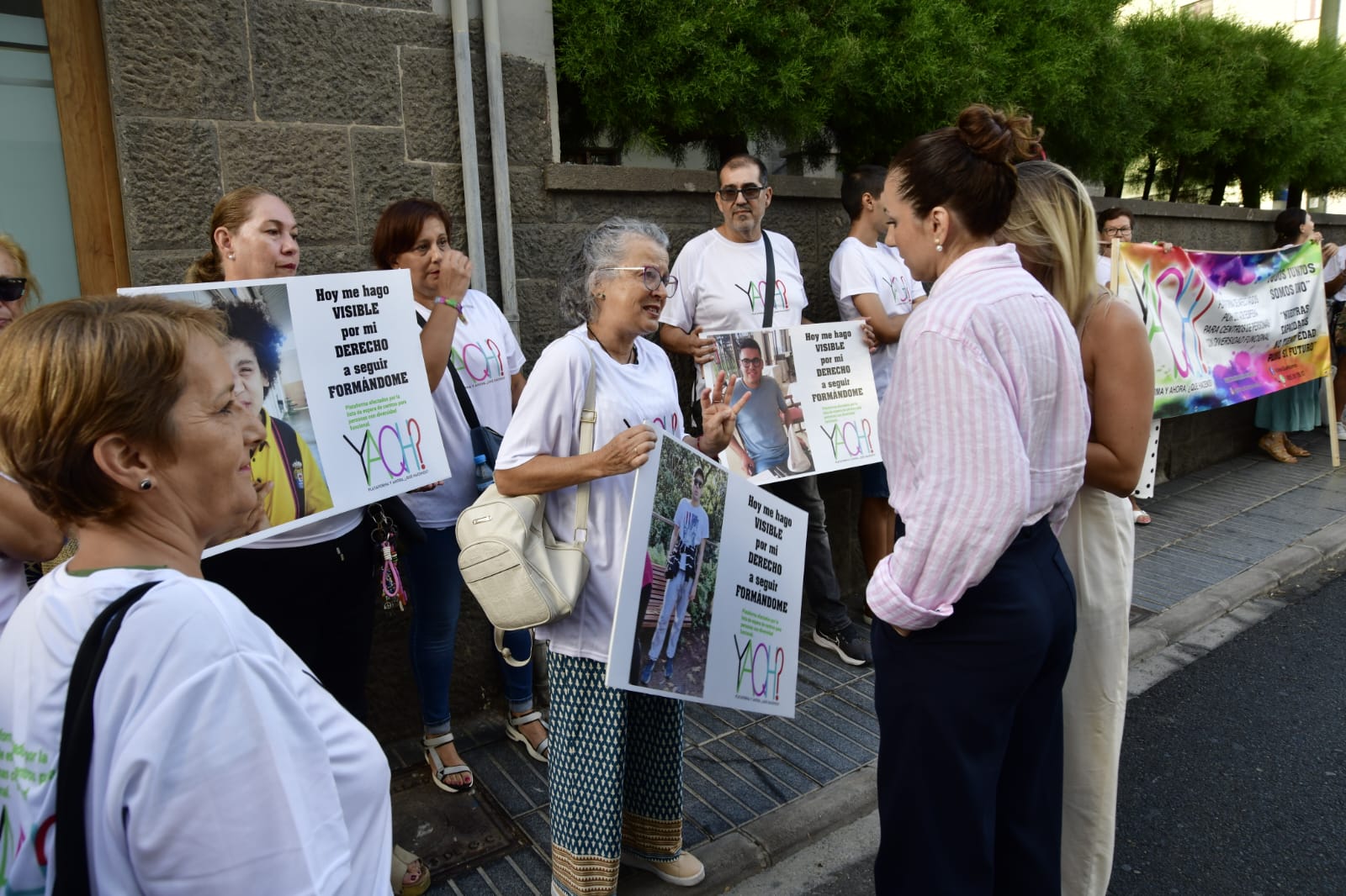 Concentración de la plataforma &#039;Y ahora, ¿qué hacemos?&#039;