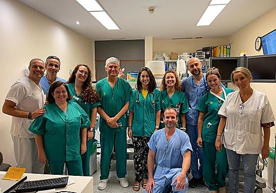 Parte de los profesionales de la Unidad Multidisciplinar Vascular Pulmonar.