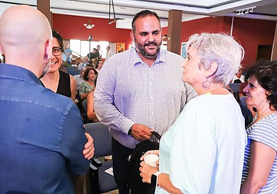 Consejero Samuel Martín, con valedores del Consejo de la Reserva de la Biosfera.