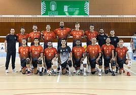 Formación del Club Voleibol San Roque.