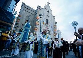 La procesión de la Naval dejó un sinfín de instantáneas