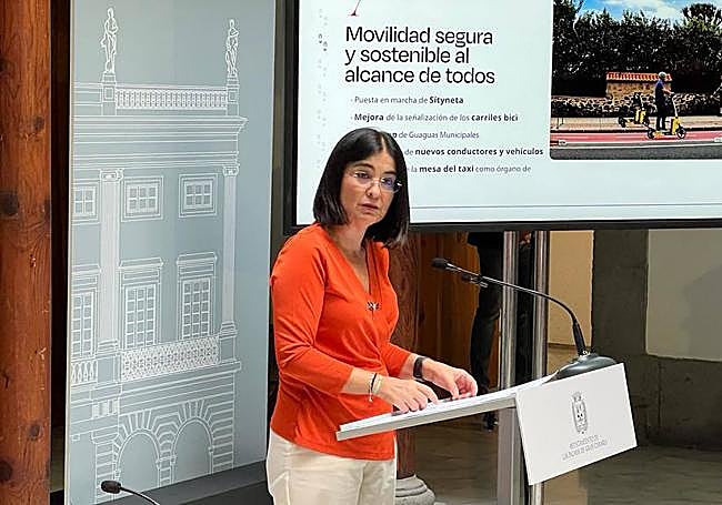 Carolina Darias, en un momento de su intervención.