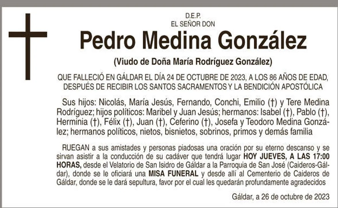 Pedro Medina González