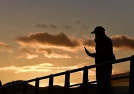 Atardecer en la capital grancanaria.