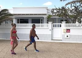 Imagen de una vivienda vacacional en Playa Honda, en Lanzarote.