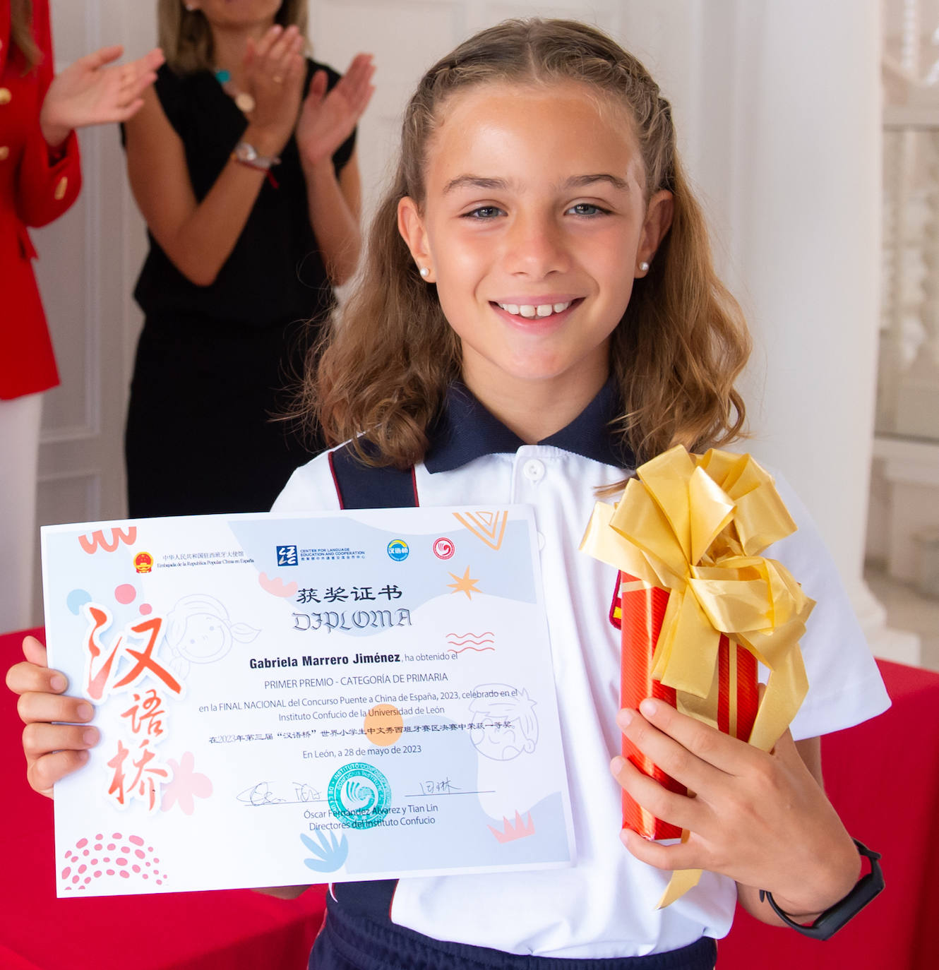 Canarias brilla en Pekín: Final mundial del concurso con participación de una alumna del Hispano Inglés