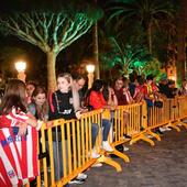 La afición colchonera de Gran Canaria recibe al Atlético de Madrid en el hotel Santa Catalina
