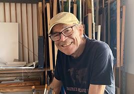 Paco Bolaños, en su estudio.