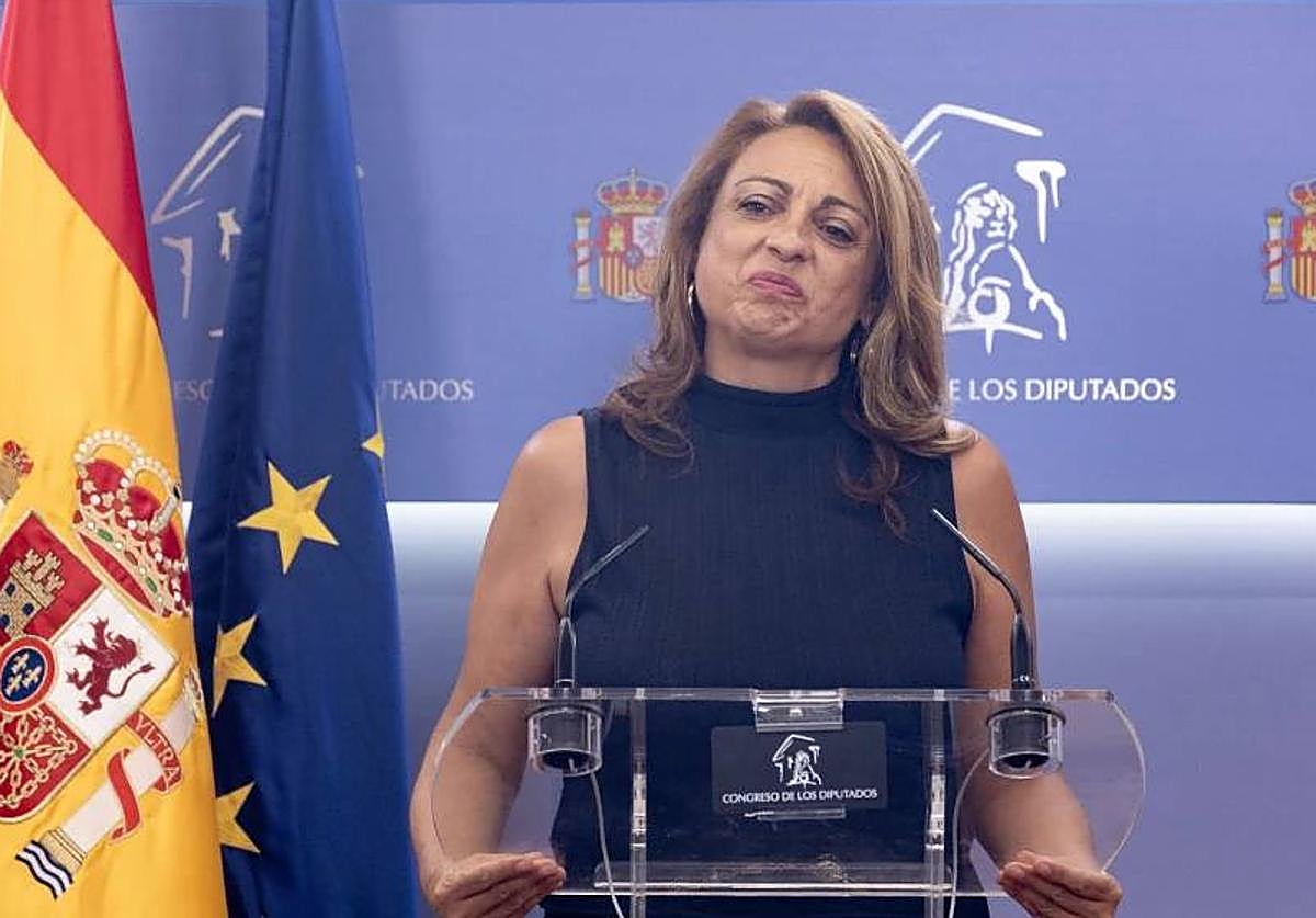 La portavoz de Coalición Canaria (CC) en el Congreso,, Cristina Valido.
