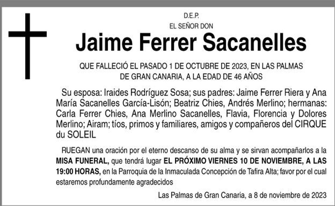 Jaime Ferrer Sacanelles