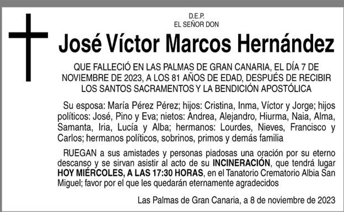 José Víctor Marcos Hernández