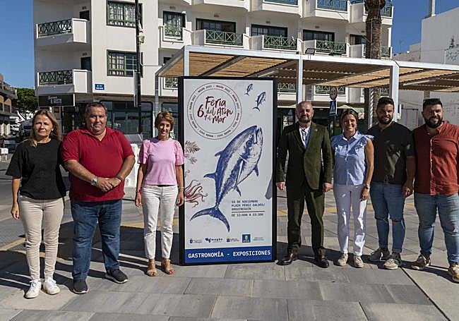 Imagen del cartel de la sexta Feria del Atún y la Pesca de Mogán.