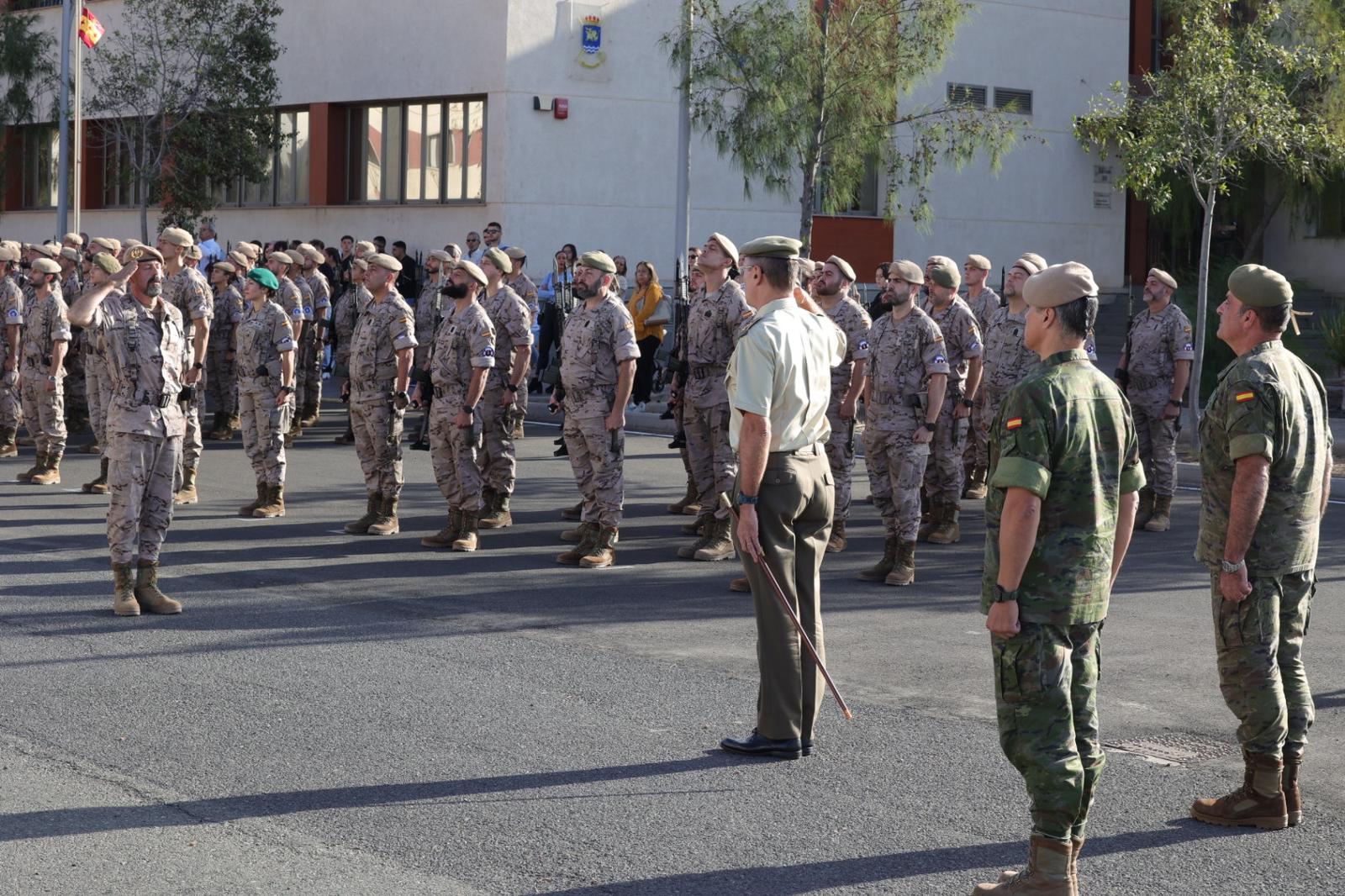 Acto de despedida del Contingente de la Operación Apoyo a Irak, en imágenes
