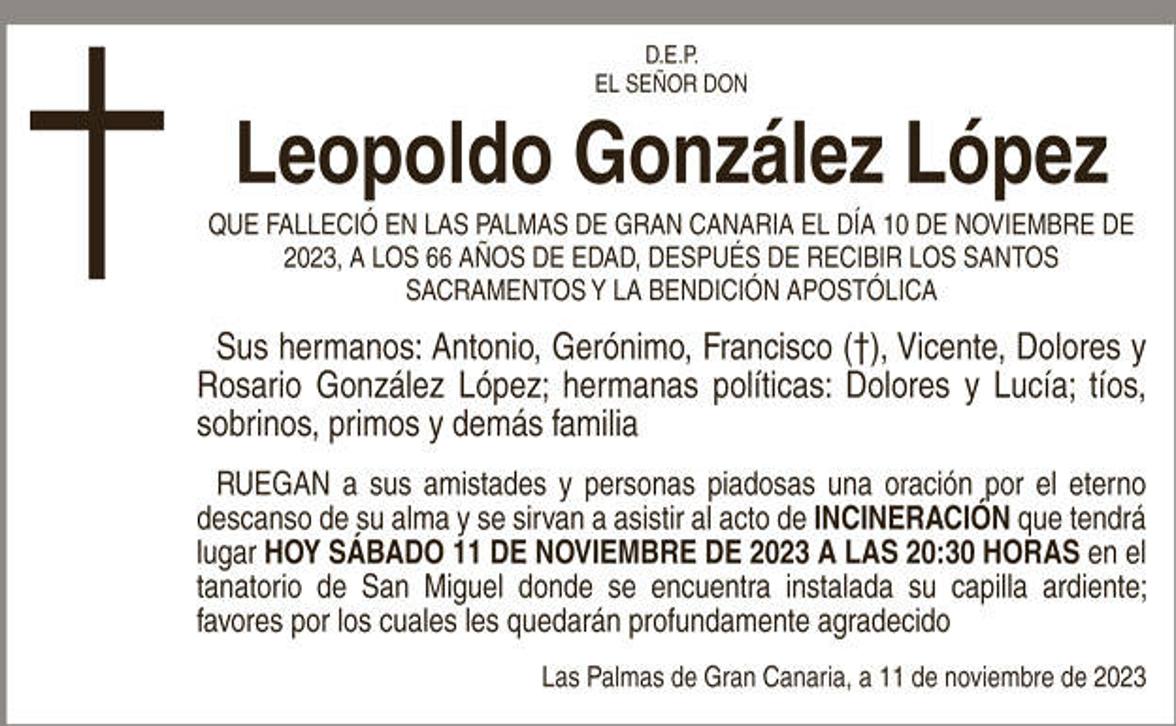 Leopoldo González López