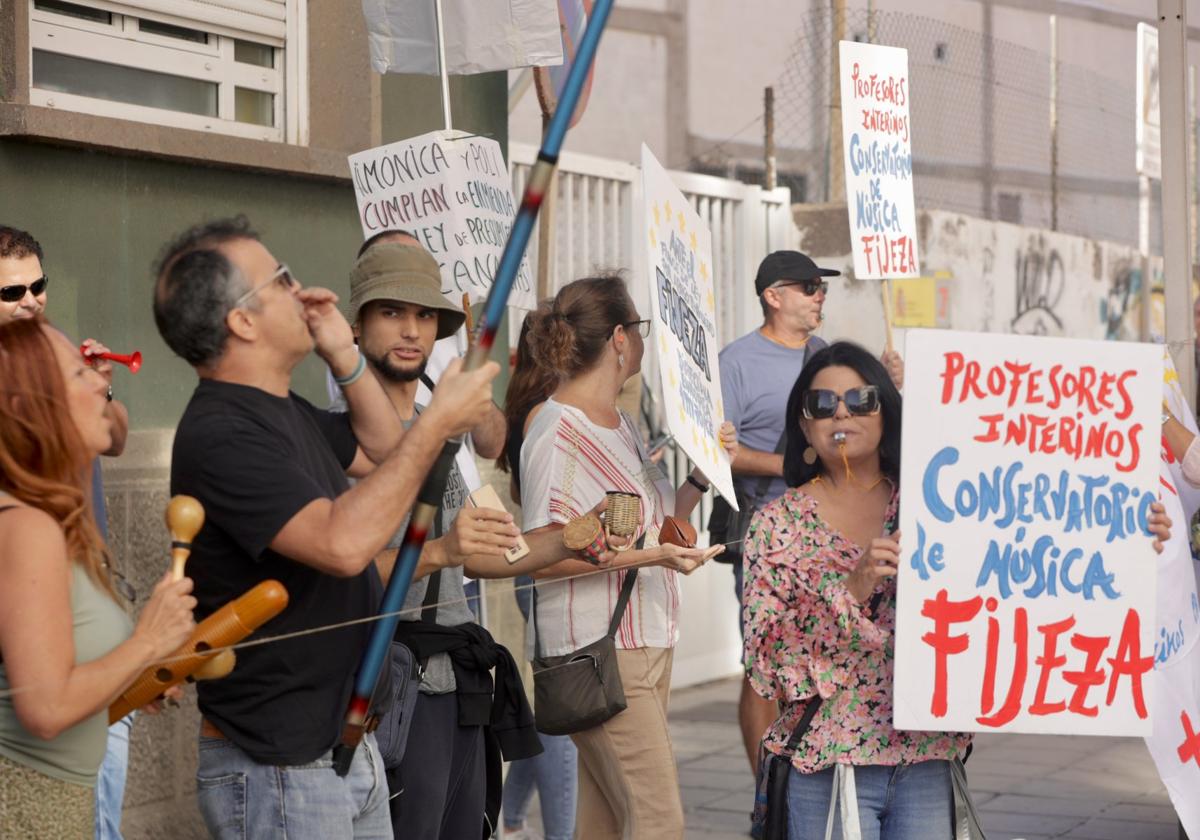 Los docentes de conservatorio retoman la calle: «El Gobierno se ha desentendido»
