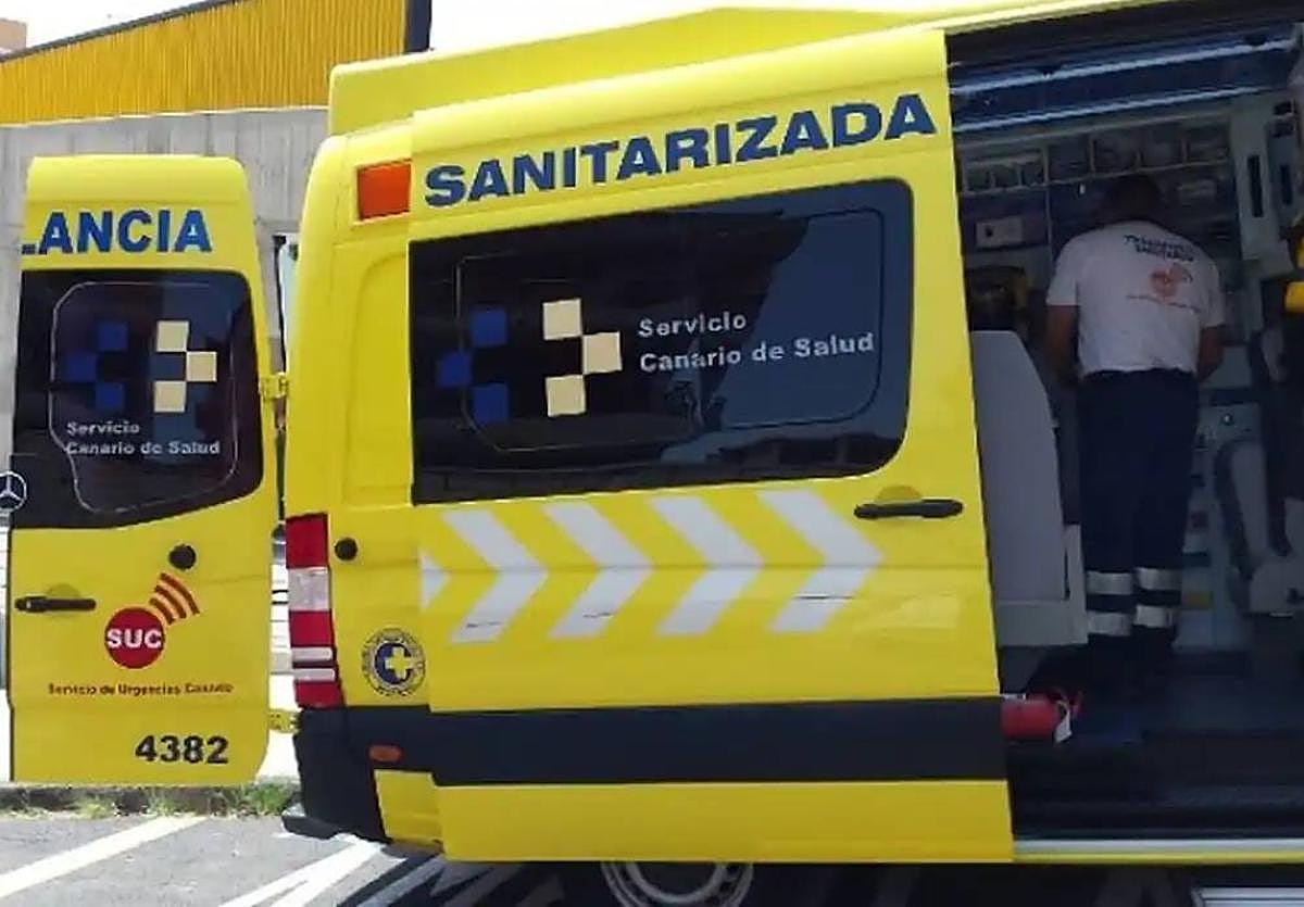 Herido grave al ser atropellado por un camión en Antigua