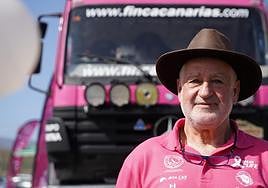 El piloto grancanario, Rafa Lesmes, presenta su proyecto deportivo para el Dakar 2024.