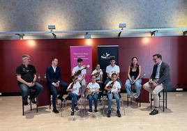 Rueda de prensa de la presentación del concierto benéfico de Barrios Orquestados en el Alfredo Kraus.