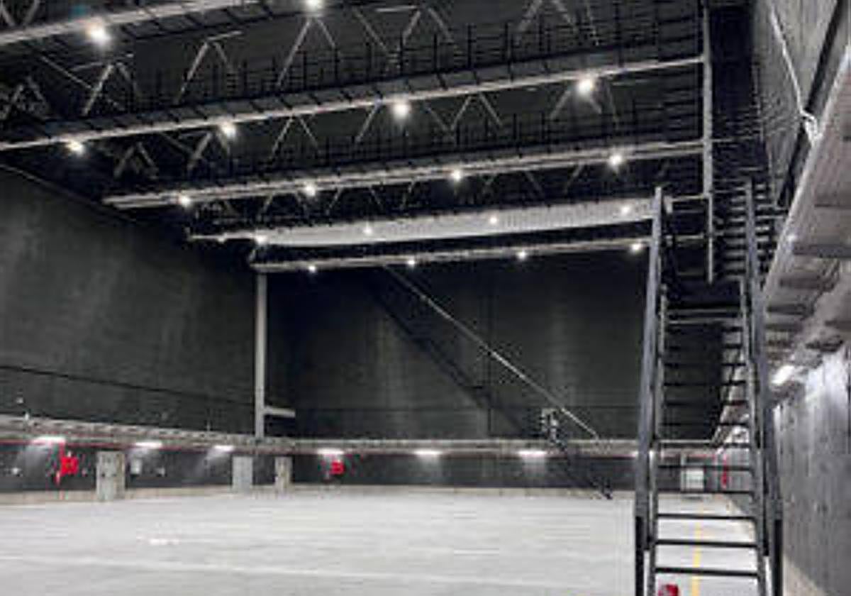 Imagen de uno de los dos platós, en Infecar.