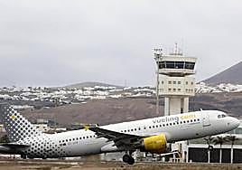 Operativa aérea en Lanzarote.