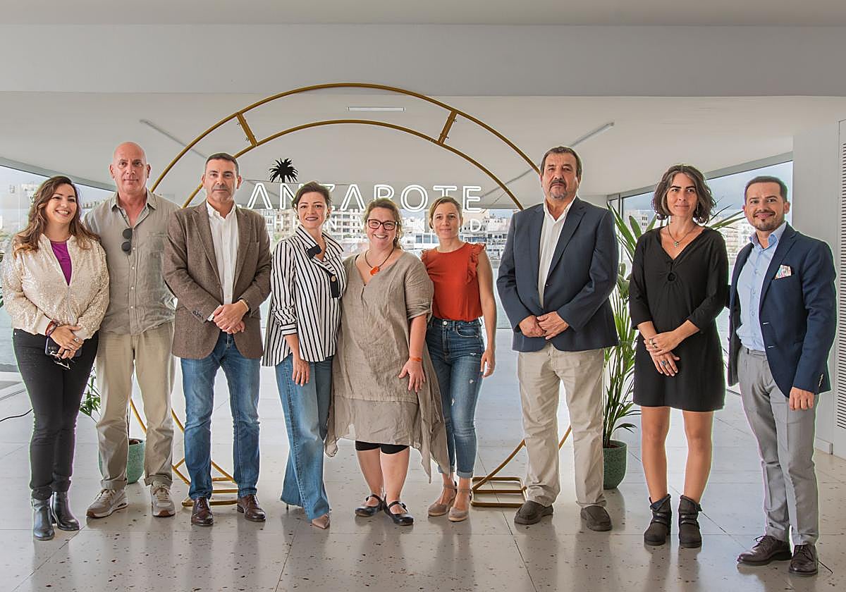 Diseñadores y creadores, en la presentación a inicios de mes.