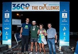 Imagen de los ganadores de la prueba.