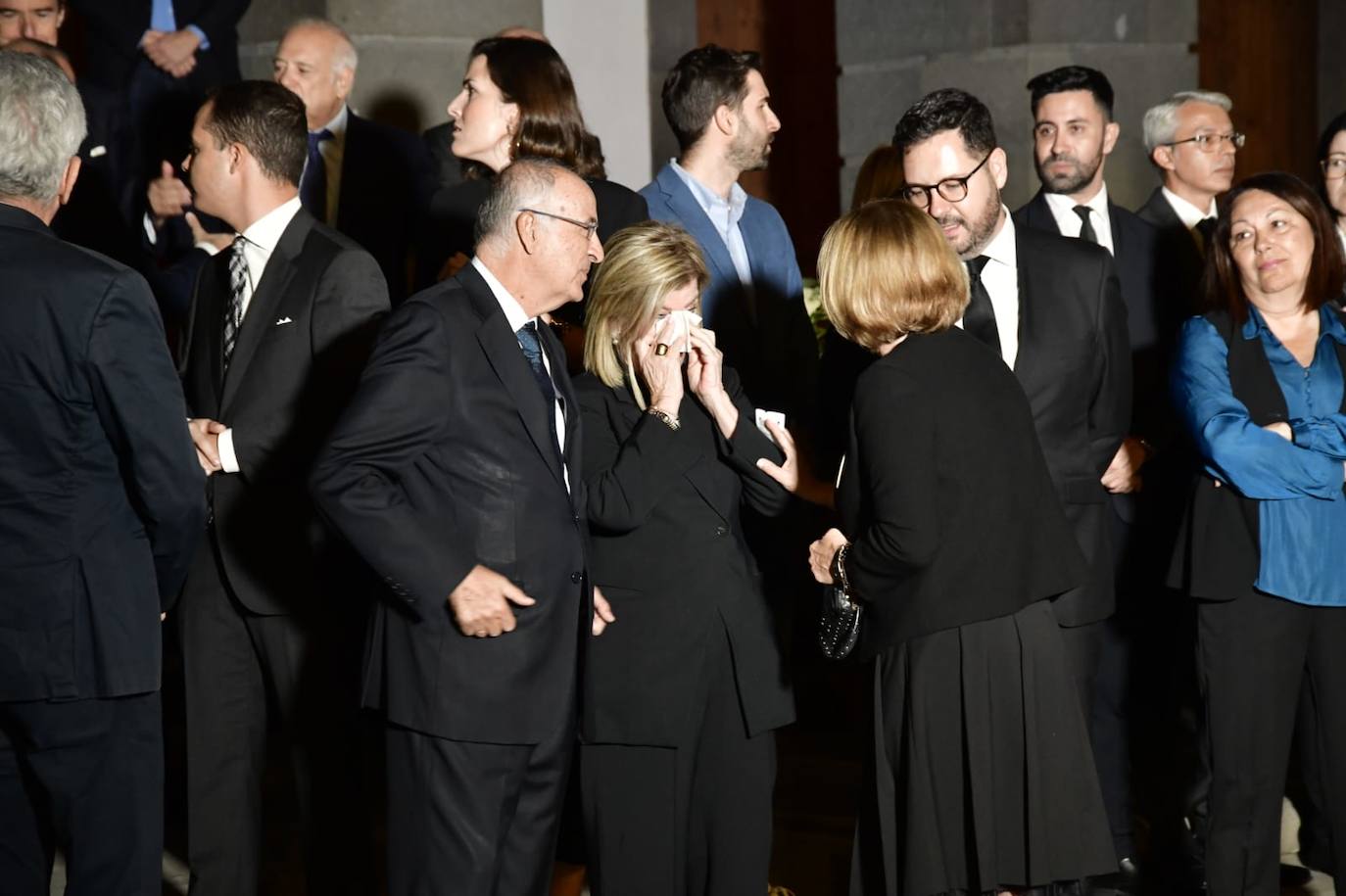 Capilla ardiente de Jerónimo Saavedra