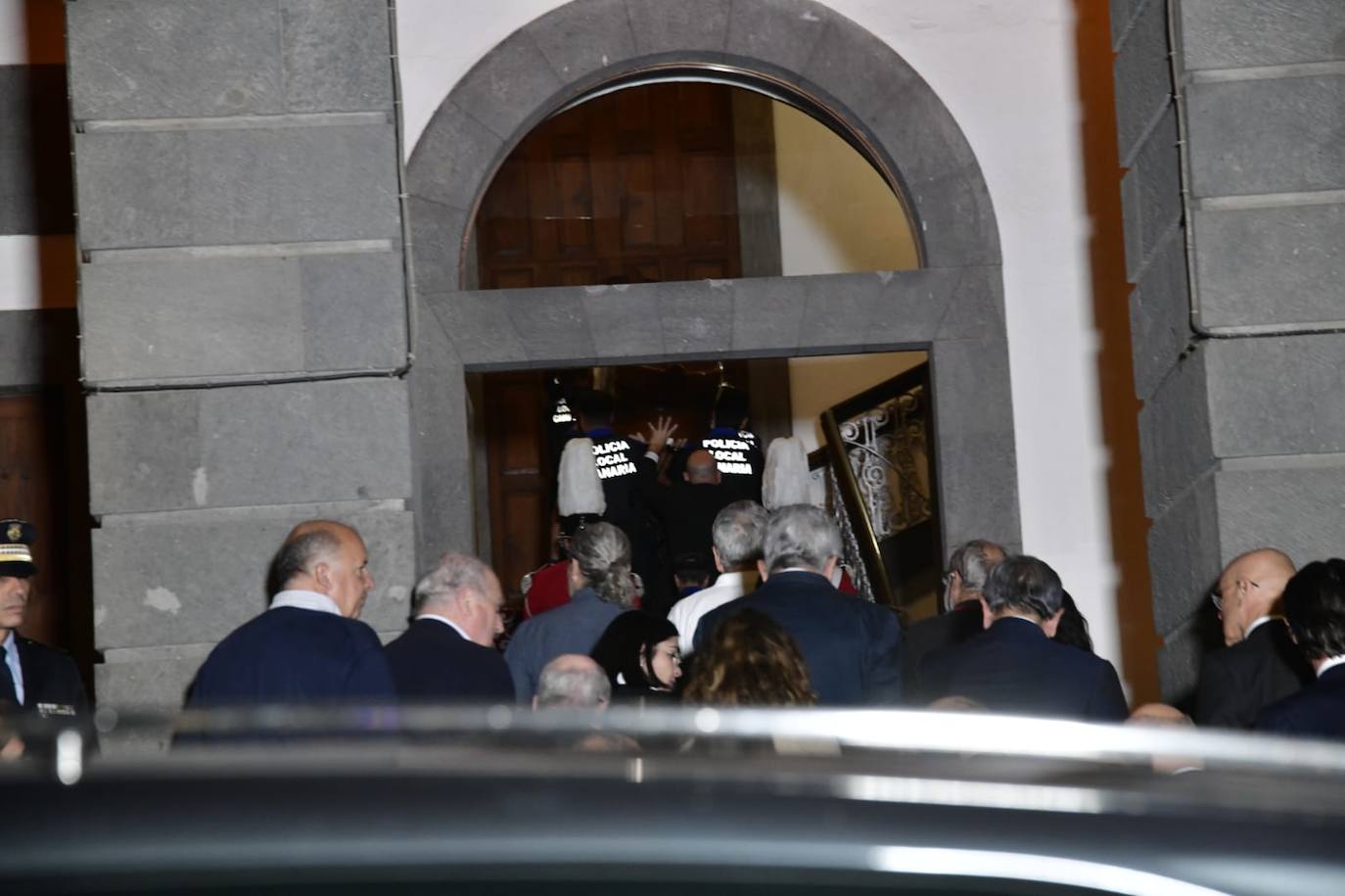 Capilla ardiente de Jerónimo Saavedra